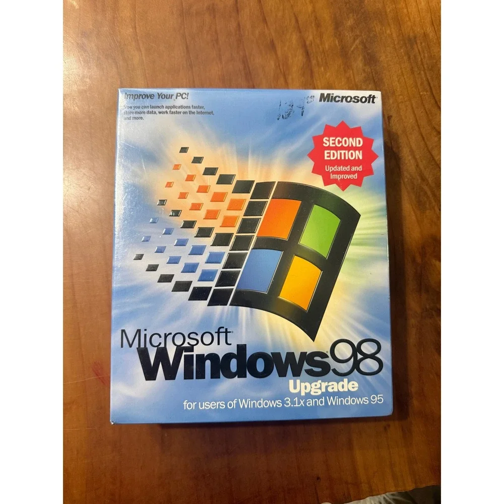 NEW NIB Windows 98 Upgrade Microsoft Second Edition 1999